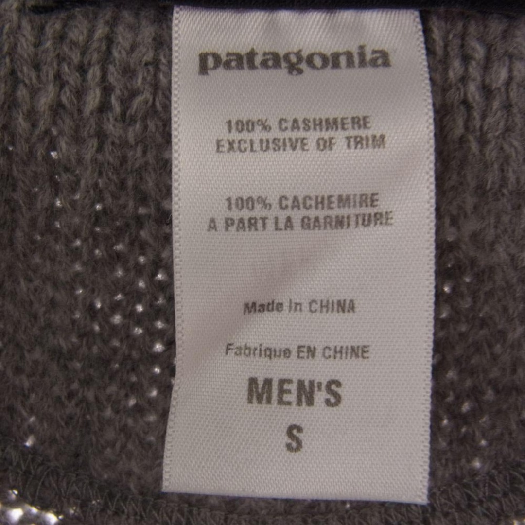 patagonia(パタゴニア)のpatagonia パタゴニア パーカー 09AW 50887 09年製 カシミア カシミヤ ニット ジップアップ パーカー グレー系 S【中古】 メンズのトップス(パーカー)の商品写真