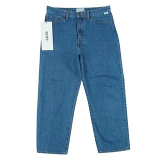 ダブルタップス(W)taps)のWTAPS ダブルタップス 23AW 232WVDT-PTM04 BLUES STRAIGHT TROUSERS COTTON. DENIM 14oz デニム ストレート ジーンズ パンツ LONG LIVE インディゴブルー系 33 × 26【美品】【中古】(デニム/ジーンズ)