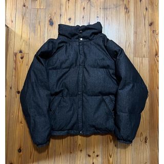 Denim puffer jacket(ダウンジャケット)