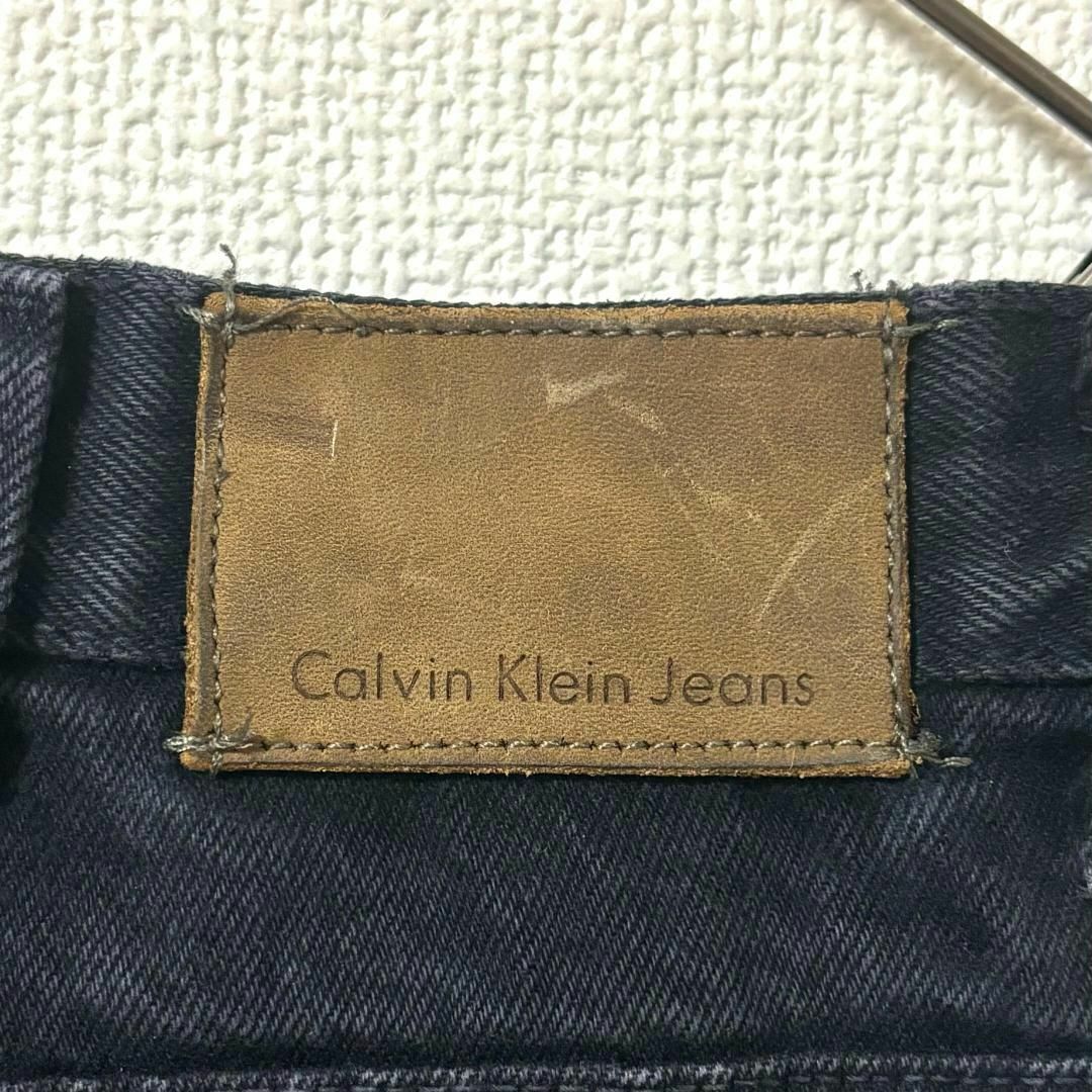 Calvin Klein(カルバンクライン)のCalvin Klein カルバンクライン W36 ブラックデニム 黒 8747 メンズのパンツ(デニム/ジーンズ)の商品写真