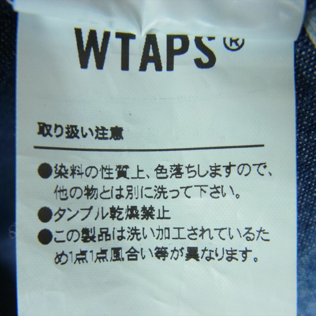 W)taps(ダブルタップス)のWTAPS ダブルタップス 191GWDT-SHM01 CELL CHAMBRAY デニム シャツ 長袖 インディゴブルー系 01【中古】 メンズのトップス(シャツ)の商品写真