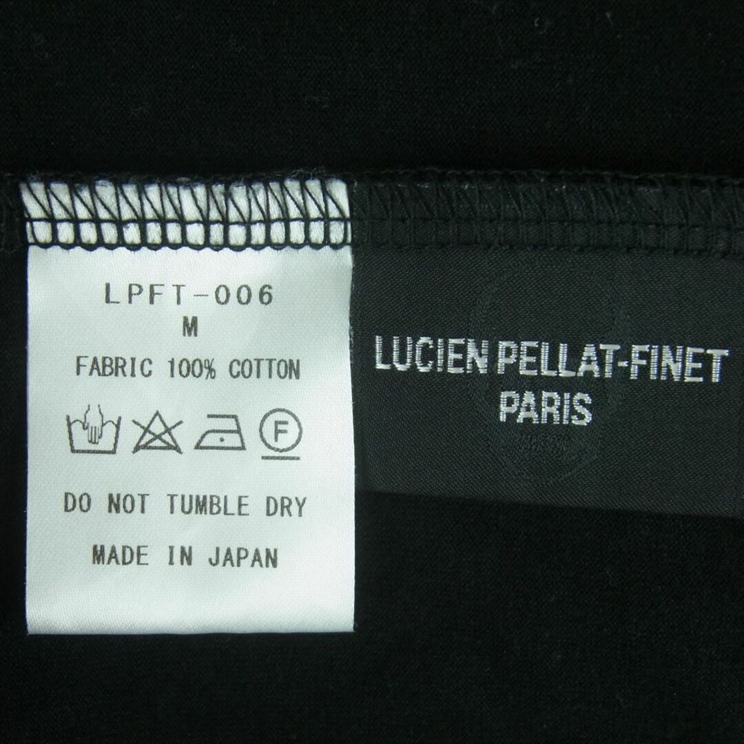 Lucien pellat-finet(ルシアンペラフィネ)のLucien Pellat-Finet ルシアンペラフィネ LPET-006 ロゴ ポケット 半袖 Tシャツ ブラック系 M【中古】 メンズのトップス(Tシャツ/カットソー(半袖/袖なし))の商品写真