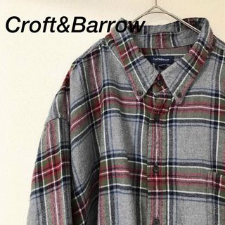 Croft&Barrow 長袖 シャツ オーバーサイズ　USA古着(シャツ)