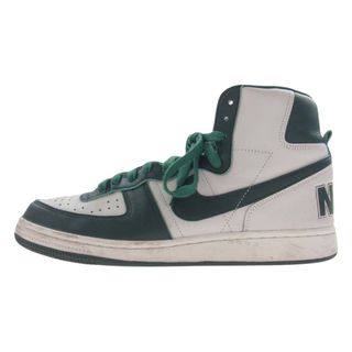 ナイキ(NIKE)のNIKE ナイキ スニーカー FD0650-100 Terminator High ターミネーター ハイ ハイカットスニーカー グリーン系 ホワイト系 28cm【中古】(スニーカー)