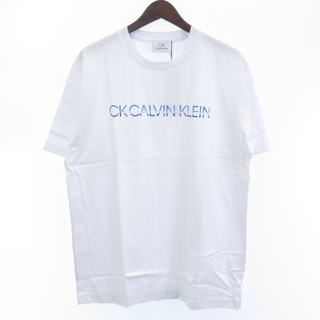 シーケーカルバンクライン(ck Calvin Klein)のシーケーカルバンクライン タグ付き Tシャツ カットソー ホワイト XL(Tシャツ/カットソー(半袖/袖なし))
