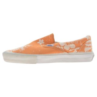 ヴァンズ(VANS)のVANS バンズ スニーカー VINTAGE 70s USA製 VANDOREN VANS ヴィンテージ バンズ ハイビスカス スリッポン スリップオン スニーカー オレンジ オレンジ系 US9.5【中古】(スニーカー)