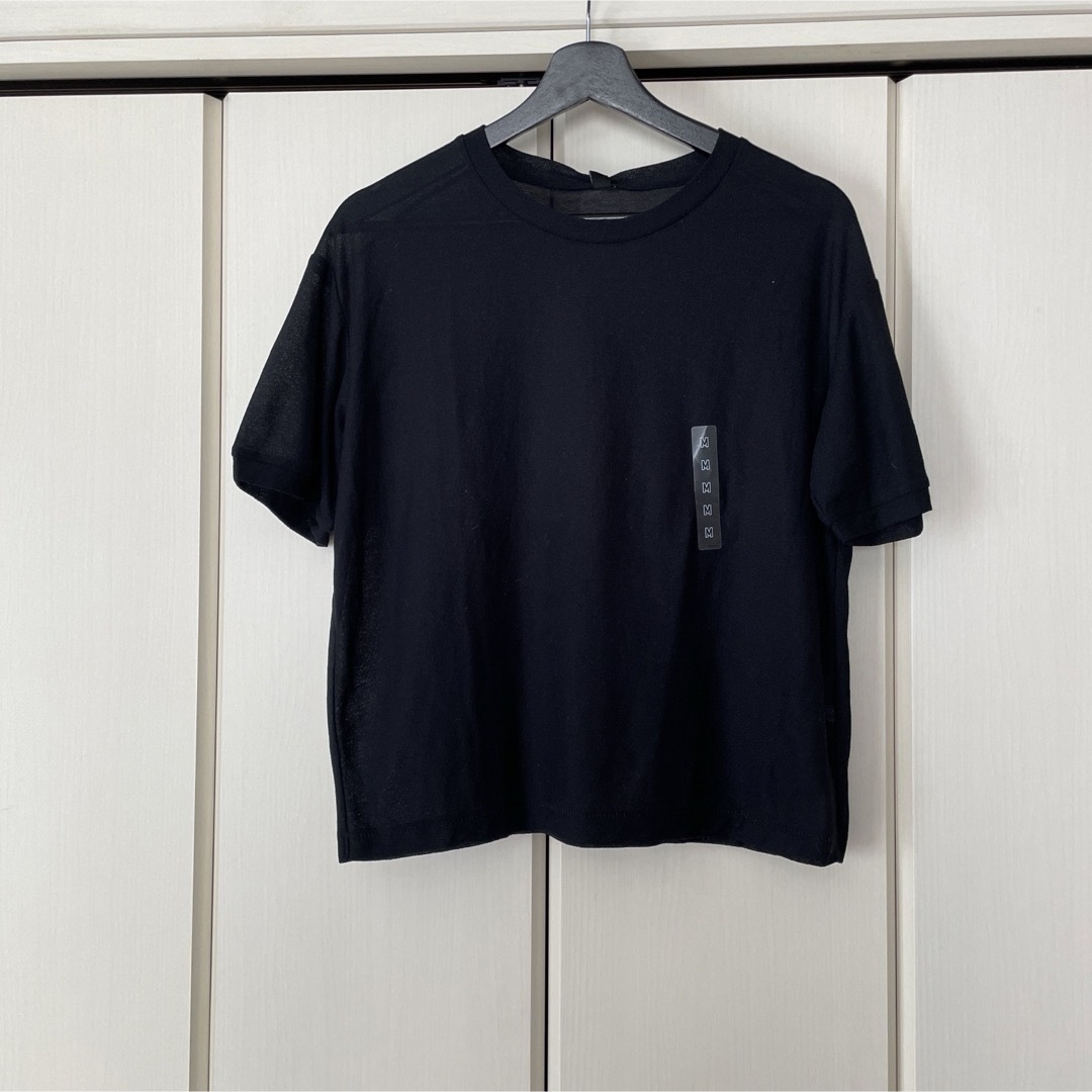 UNIQLO(ユニクロ)のシアークルーネックT レディースのトップス(Tシャツ(半袖/袖なし))の商品写真