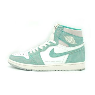 ナイキ(NIKE)のナイキ NIKE ■ 【 AIR JORDAN 1 RETRO HIGH OG TURBO GREEN 555088 311 】 エア ジョーダン 1 レトロ ハイ ターボ グリーン スニーカー f21697(スニーカー)