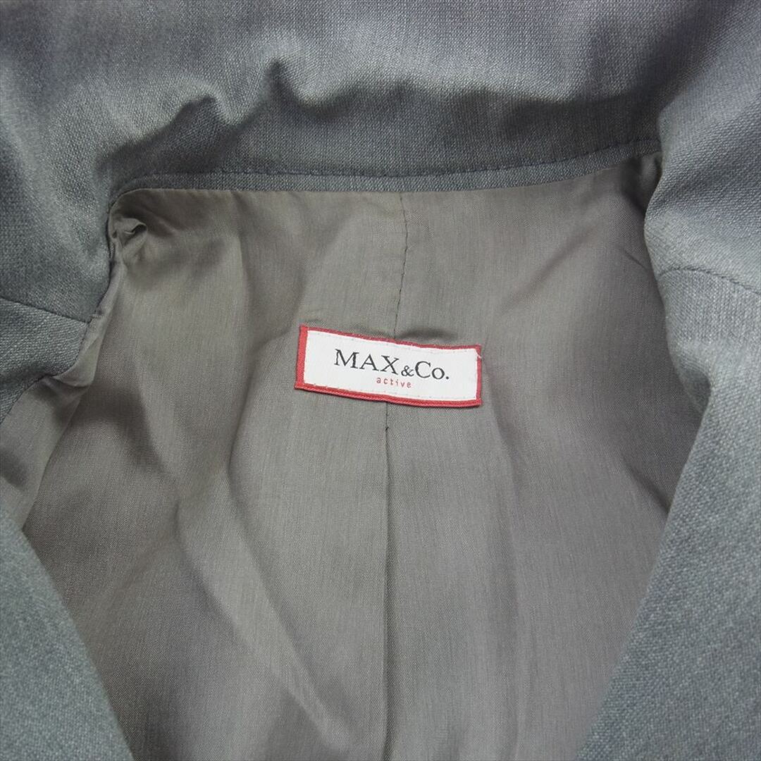 Max & Co.(マックスアンドコー)のMAX&CO マックスアンドコー スーツ 2B ジャケット スカート セットアップ スーツ グレー系 38【中古】 レディースのレディース その他(セット/コーデ)の商品写真