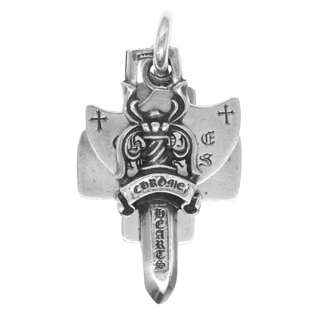 Chrome Hearts(クロムハーツ)のCHROME HEARTS クロムハーツ（原本無） ネックレス 3TRINKETS オールド スリートリンケッツ ペンダントトップ シルバー系【中古】 メンズのアクセサリー(ネックレス)の商品写真