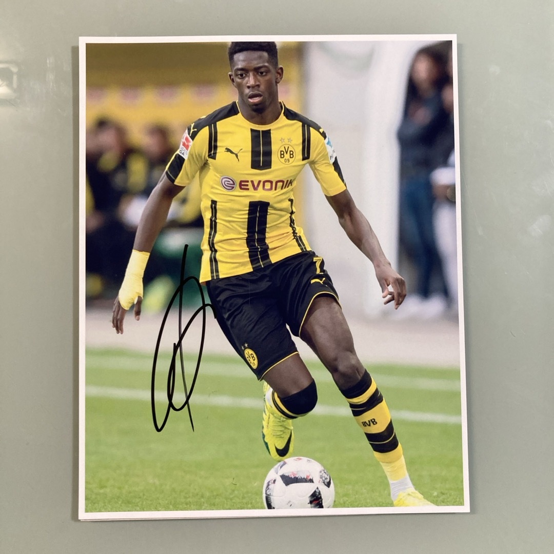サッカー☆ウスマン・デンベレ 直筆サインフランス代表レプリカ サッカー☆ウスマン・デンベレ 直筆サインフランス代表レプリカ