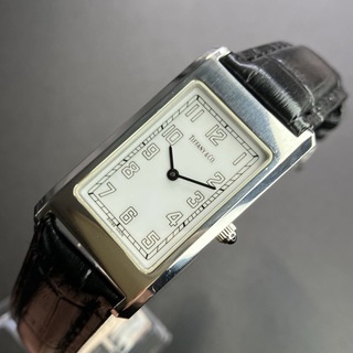 【美品 正規品】 ティファニー 腕時計 クラシック レギュタンギュラ 可動品