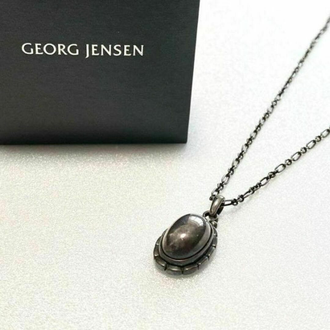 Georg Jensen(ジョージジェンセン)の超希少☆ジョージ ジェンセン イヤーペンダント ヘリテージ ネックレス 2001 レディースのアクセサリー(ネックレス)の商品写真