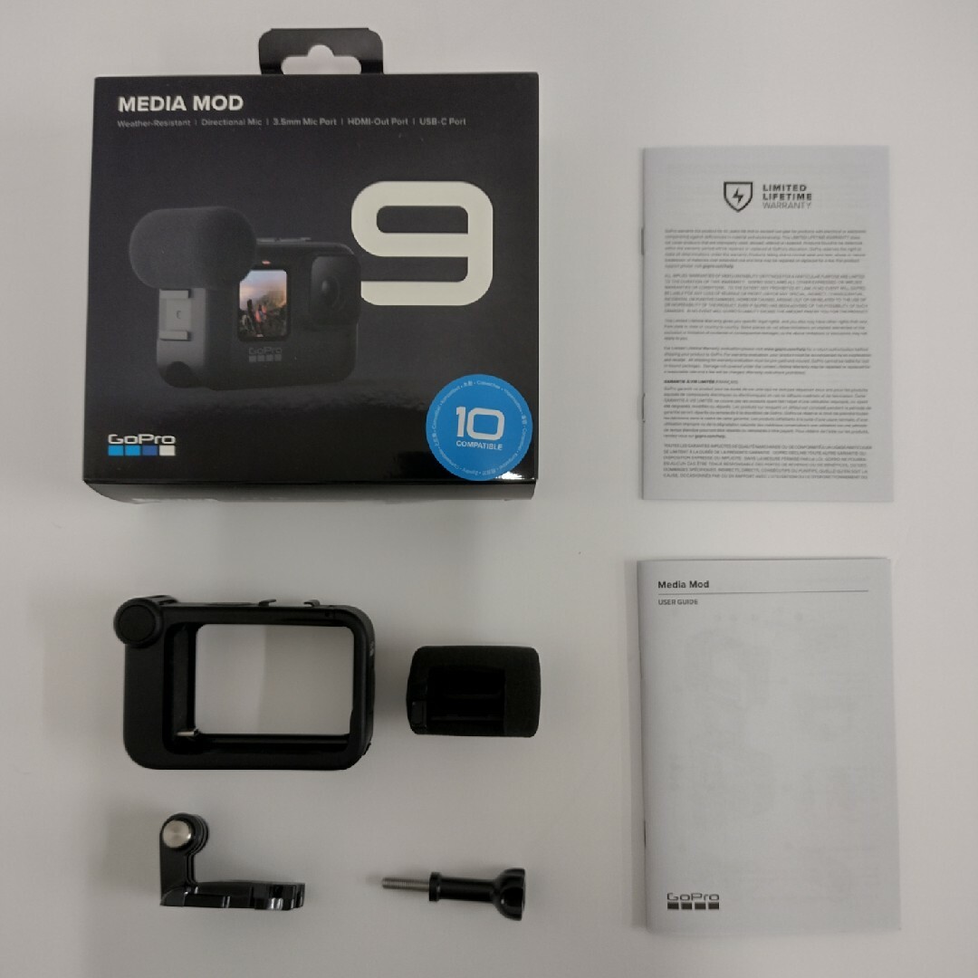 GoPro(ゴープロ)のGoPro MEDIA MODとMAX LENS MOD スマホ/家電/カメラのスマホ/家電/カメラ その他(その他)の商品写真