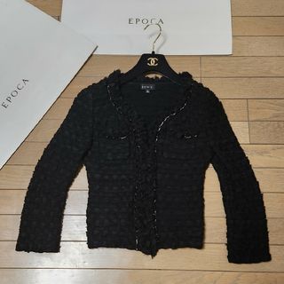 EPOCA - ◆EPOCAエポカ◆定65,000円程大人可愛いリボンヤーン素材ニットジャケット