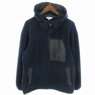 AIGLE - エーグル フリース フルジップパーカー フーディー ジャケット 紺 S ■SM