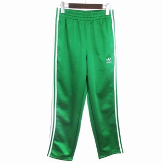 アディダス(adidas)のアディダス 23SS ワイドレッグトラックパンツ 3本ライン 緑 S ■SM(その他)