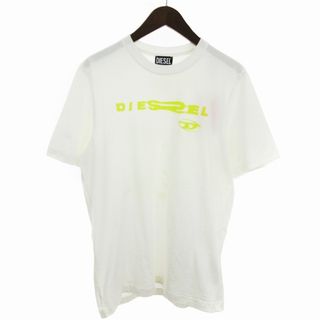 ディーゼル(DIESEL)のディーゼル タグ付き Tシャツ カットソー 半袖 ロゴ アイボリー S ■SM(Tシャツ/カットソー(半袖/袖なし))