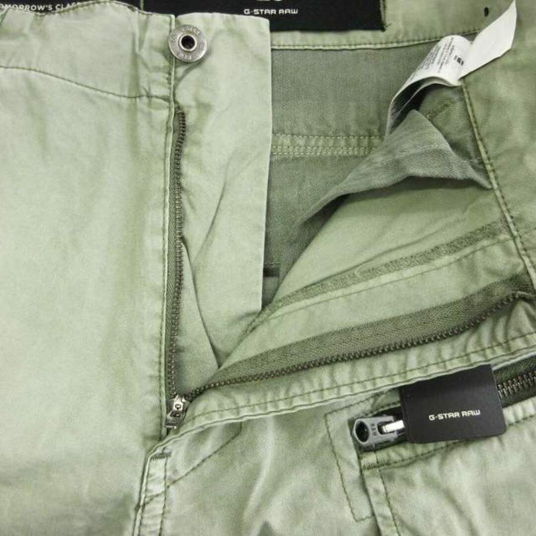 G-STAR RAW(ジースター)のジースターロウ タグ付き ショーツ ハーフパンツ カーゴ カーキ 28 ■SM メンズのパンツ(ショートパンツ)の商品写真