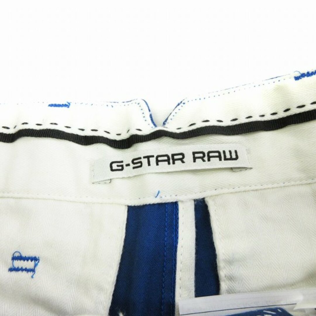 G-STAR RAW(ジースター)のジースターロウ タグ付き ショーツ ハーフパンツ 総柄 青 28 ■SM メンズのパンツ(ショートパンツ)の商品写真