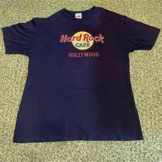 ハードラック　hard rock  アメカジ　Tシャツ　ネイビー　ブラック(Tシャツ/カットソー(半袖/袖なし))