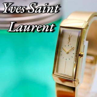 美品！Yves Saint Laurent スクエア ゴールド 腕時計 593