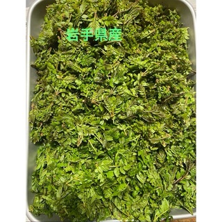 岩手県産　天然山椒　葉付き花山椒150g(野菜)