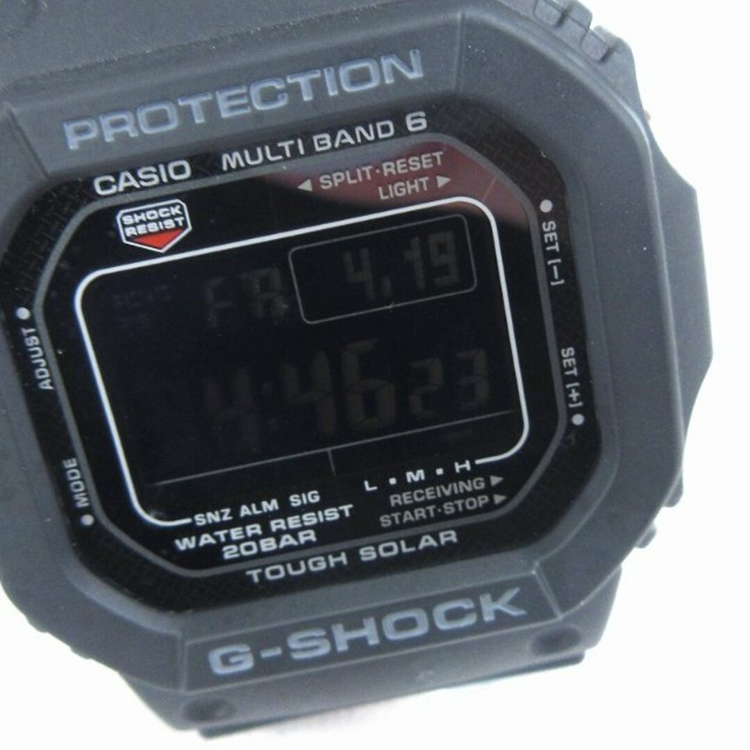 G-SHOCK(ジーショック)のカシオジーショック 美品 腕時計 デジタル タフソーラー 黒 ■SM1 メンズの時計(腕時計(デジタル))の商品写真