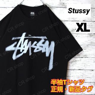 ステューシー(STUSSY)の【ステューシー】正規・新品タグ　DIZZYロゴ　ブラック　XL　Tシャツ(Tシャツ/カットソー(半袖/袖なし))