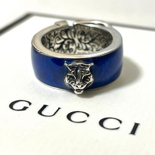 グッチ(Gucci)の【良品】GUCCI  ガーデンリング  アラベスク  キャットヘッド  12号(リング(指輪))