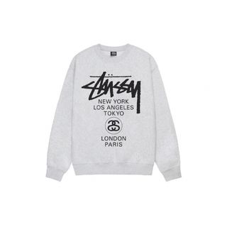 STUSSY - 【新品】STUSSY WORLD TOUR CREW スウェットクルー XXL