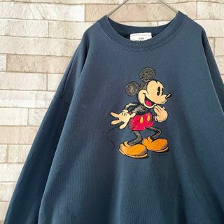 Disney - ディズニー 90s スウェット ミッキーマウス 裏起毛