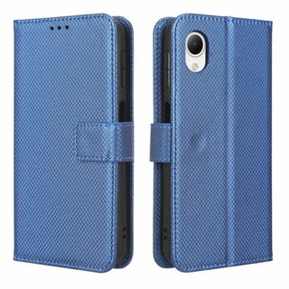 Galaxy A23 手帳型 ケース tpu マグネット 光沢 ブルー