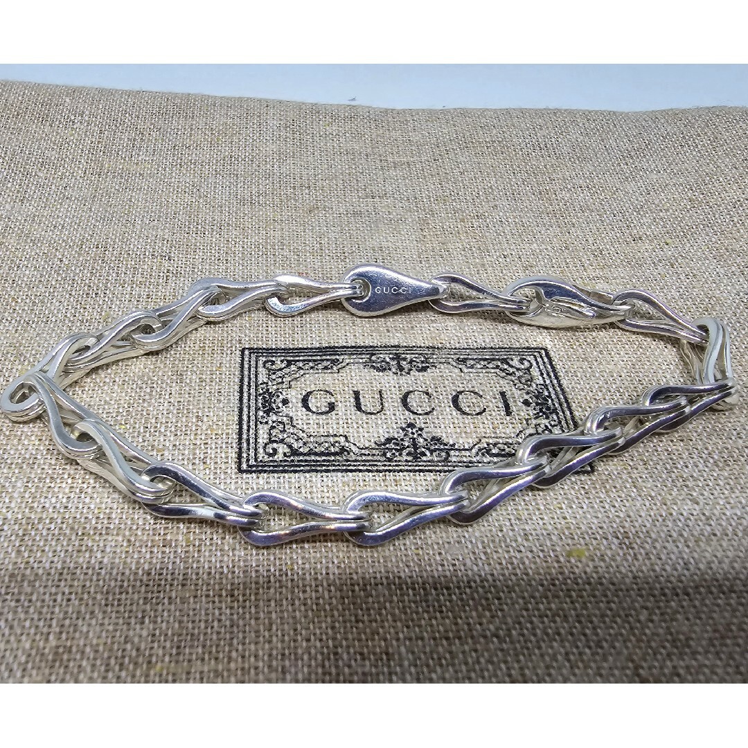 Gucci(グッチ)の【超レア廃盤品】OLD GUCCI ヴィンテージ ブレスレット メンズのアクセサリー(ブレスレット)の商品写真