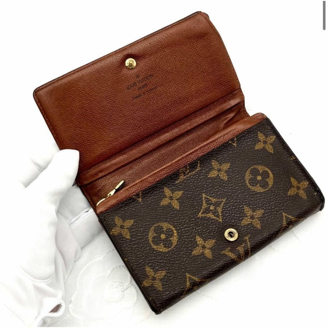 LOUIS VUITTON(ルイヴィトン)のルイヴィトン　 モノグラム トレゾール L字ファスナー 二つ折り財布　A79 レディースのファッション小物(財布)の商品写真