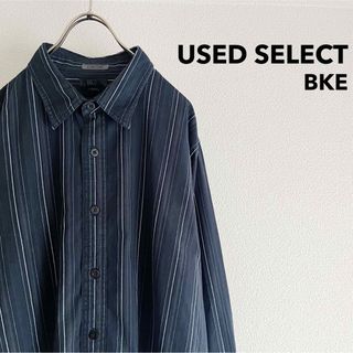 【専用】“BKE” Multi Stripe L/S Shirt / ネイビー(シャツ)