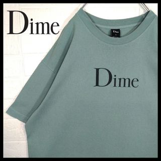 【Dime】クラシックロゴ　ビッグシルエット Tシャツ　スレートブルー(Tシャツ/カットソー(半袖/袖なし))