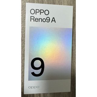 【新品未使用】Reno9 A  8GB ナイトブラック ワイモバイル(スマートフォン本体)