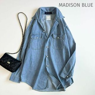 マディソンブルー(MADISONBLUE)の＊訳あり＊ MADISONBLUE  パールボタン デニムシャツ(シャツ/ブラウス(長袖/七分))