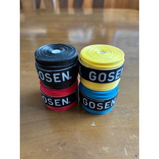 ゴーセン(GOSEN)のGOSEN グリップテープ 3個★アソート ゴーセン マイバチ★色変更可(その他)