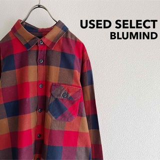 古着 “BLUMIND” Cotton Plaid L/S Shirt(シャツ)