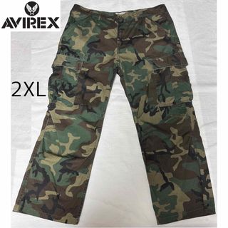 AVIREX   アヴィレックス カーゴパンツ カモフラ　2XL 大きいサイズ