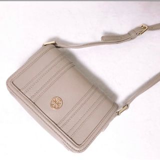 トリーバーチ(Tory Burch)のトリーバーチ　ショルダーバッグ　ミニショルダー　ポシェット　グレージュ(ショルダーバッグ)