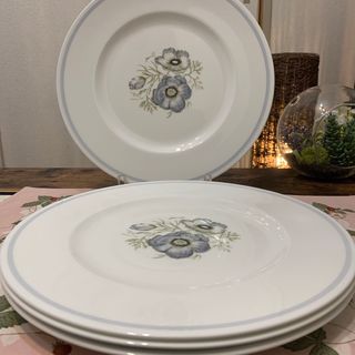 ウェッジウッド(WEDGWOOD)のウェッジウッド  グレンミスト　27cm(27.5cm)ディナープレート大皿4枚(食器)