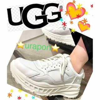 アグ(UGG)の完売しました。。。✨24.5⇒25靴下✨UGG✨CA805 X Lace Low(スニーカー)