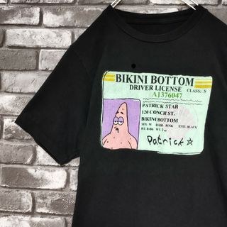 TV&MOVIE - パトリックスタースポンジボブ海外アニメキャラクターtシャツTシャツビッグロゴ