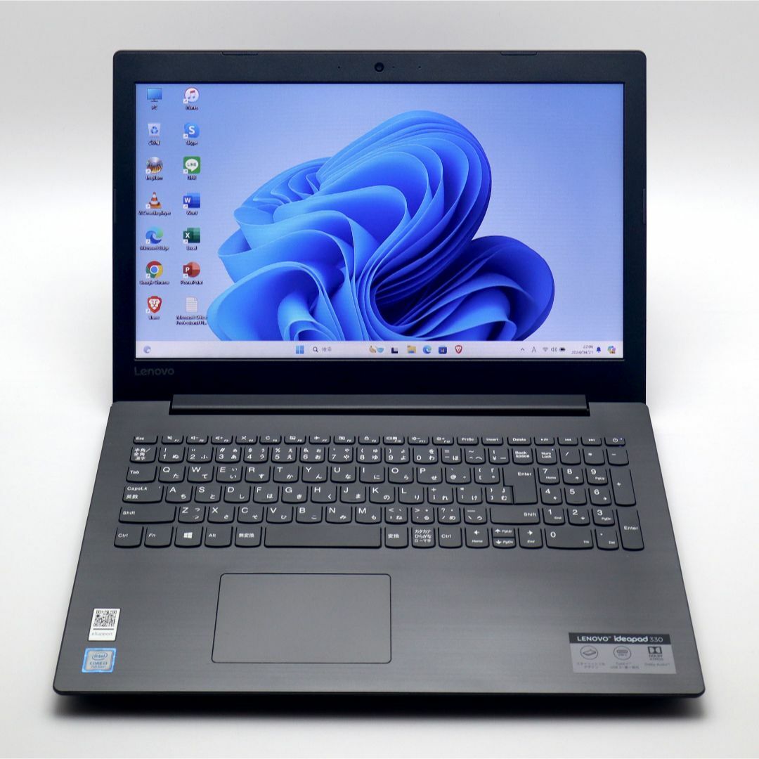 Lenovo(レノボ)のレノボノートパソコン Corei3 Windows11 オフィス付き 初心者向け スマホ/家電/カメラのPC/タブレット(ノートPC)の商品写真