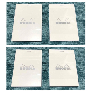 ロディア(RHODIA)の→新品〒【管理No.0303】ロディア 方眼 No.12 ホワイト 4つ(スケッチブック/用紙)