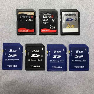 Panasonic - SDカード　2GB 7枚セット