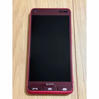 SIMフリー KYV43 32GB レッド(スマートフォン本体)